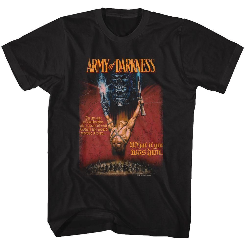 Army Of Darkness - AOD Poster Boyfriend Tee Hoodie, Sweatshirt | CoreVibeTees.com (Image 2)