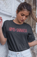 Army Of Darkness - Darkness Color Logo Boyfriend Tee Hoodie, Sweatshirt | CoreVibeTees.com (Image 1)