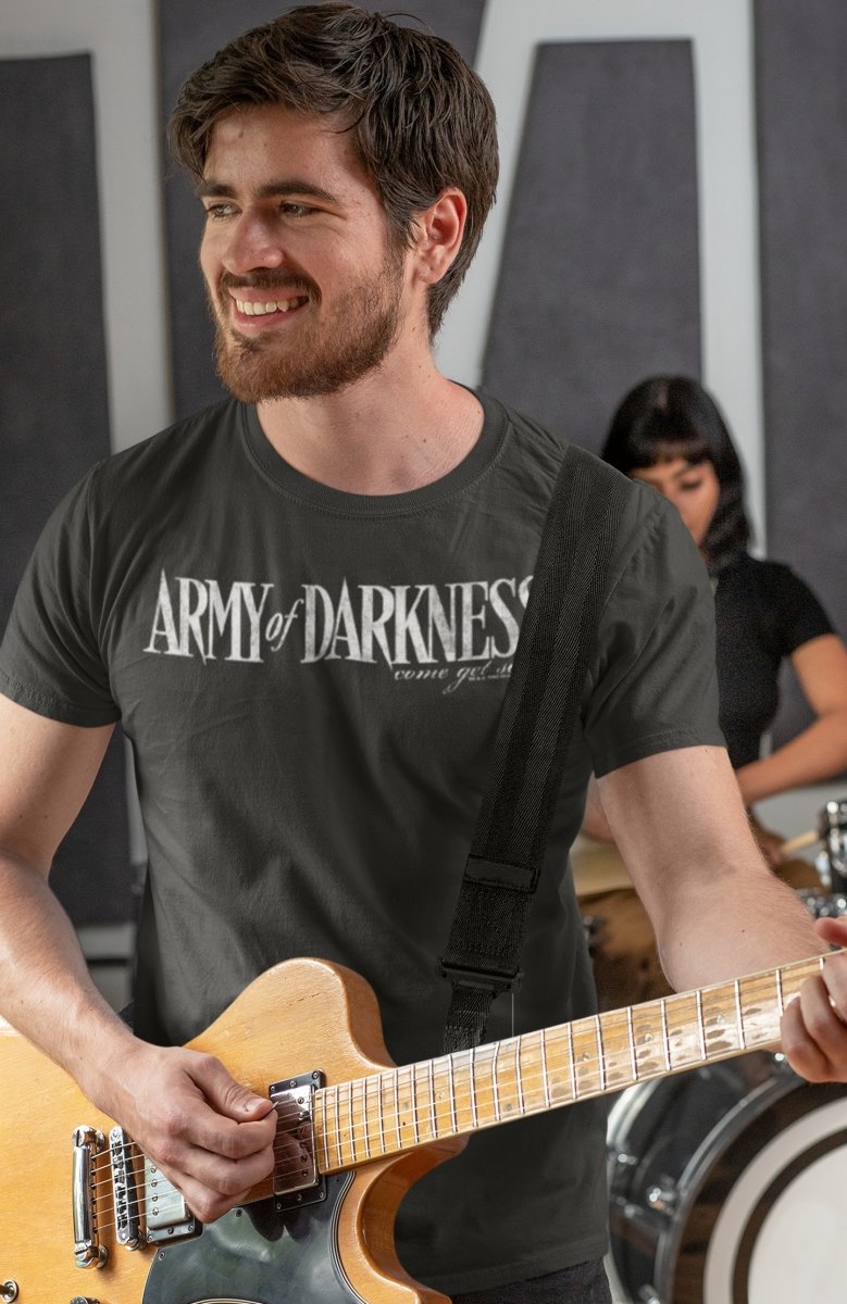 Army Of Darkness - Darkness White Logo T-Shirt Hoodie, Sweatshirt | CoreVibeTees.com (Image 1)