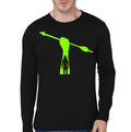 Arrow Black Full Sleeve Tee Hoodie, Sweatshirt | CoreVibeTees.com