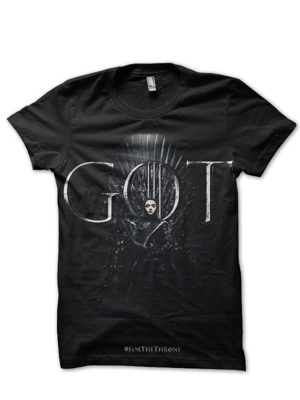 Arya Stark For The Throne T-Shirt Hoodie, Sweatshirt | CoreVibeTees.com