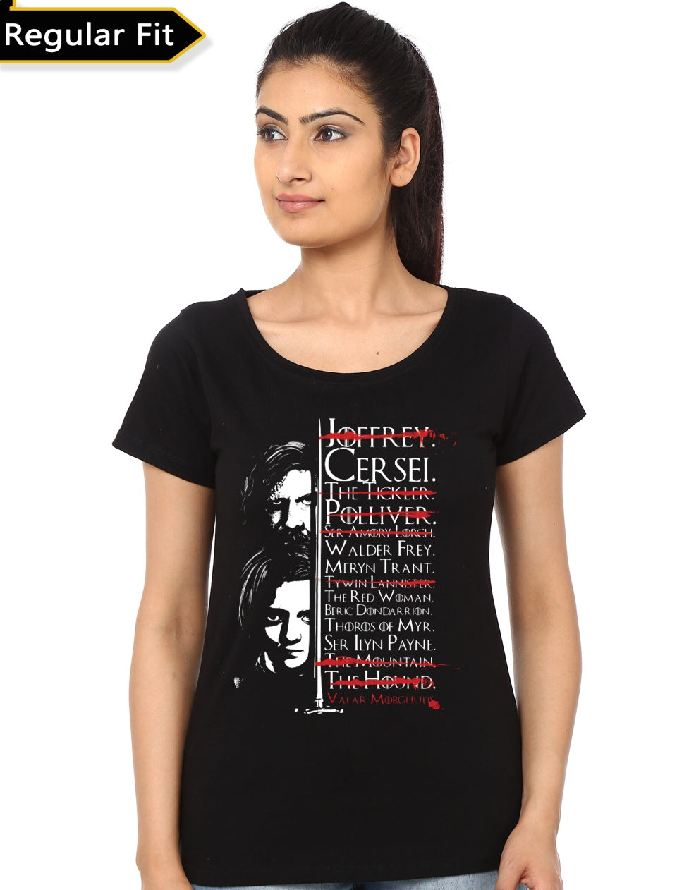 Arya Stark Black Girls Top T-Shirts, Hoodie, Sweatshirt | CoreVibeTees.com