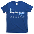 Alaska Sled Dogs Mushing Gift Sled Dog Team Snow Mountain Scene Gift T-Shirt Hoodie, Sweatshirt | CoreVibeTees.com