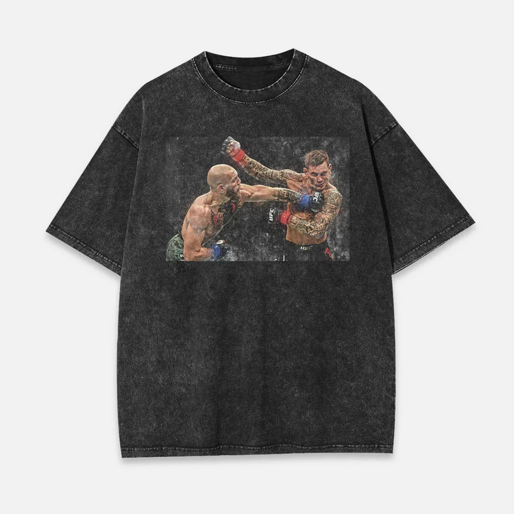 Conor McGregor vs. Dustin Poirie TEE Hoodie, Sweatshirt | CoreVibeTees.com (Image 2)
