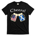 American Scottish Patriot US Flag Beer Drinks Scotland Grown T-Shirt Hoodie, Sweatshirt | CoreVibeTees.com