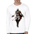 Assassins Creed White Full Sleeve Tee Style001 Hoodie, Sweatshirt | CoreVibeTees.com