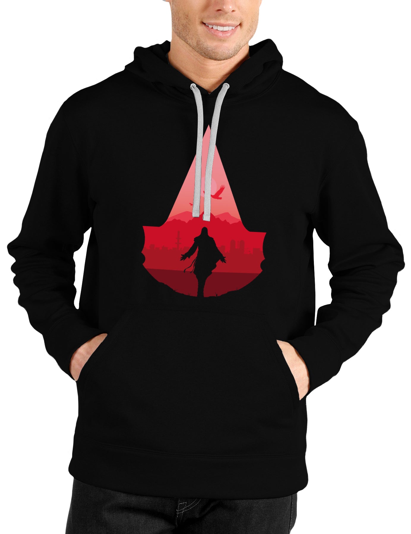 Assasian Creed Black Hoodie T-Shirts, Sweatshirt | CoreVibeTees.com