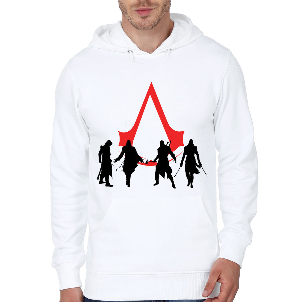 Assasian Creed White Hoodie T-Shirts, Sweatshirt | CoreVibeTees.com