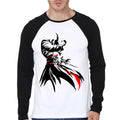 Assassinâ€™s Creed Black & White Raglan Tee Hoodie, Sweatshirt | CoreVibeTees.com