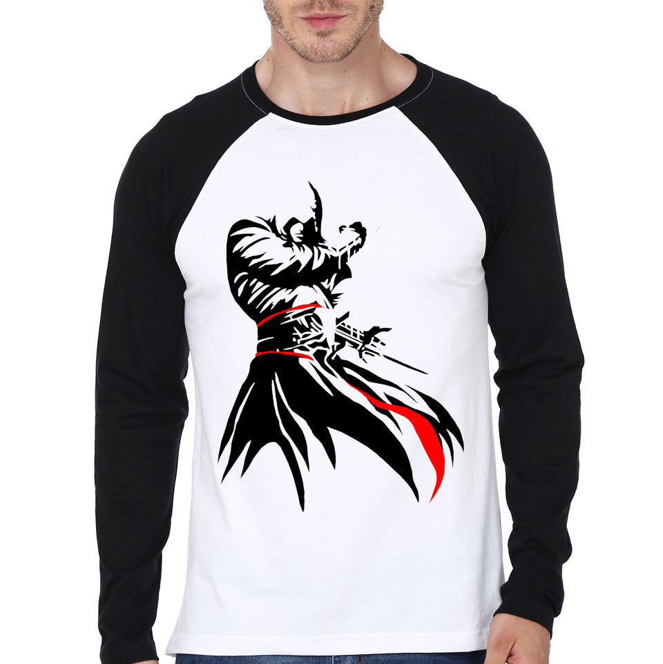 Assassinâ€™s Creed Black & White Raglan Tee Hoodie, Sweatshirt | CoreVibeTees.com