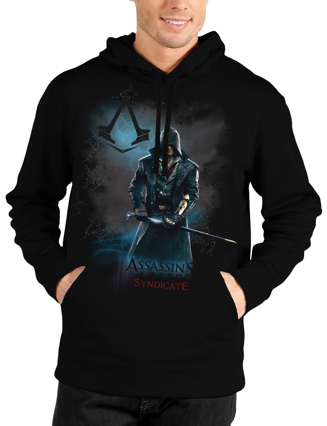 Assassinâ€™s Creed Black Hooded Sweatshirt T-Shirts, Hoodie | CoreVibeTees.com