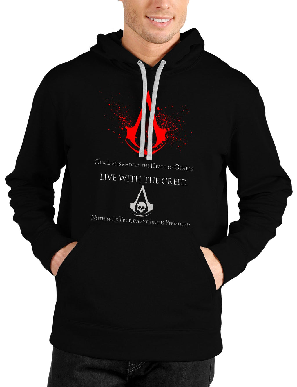 Assassinâ€™s Creed Black Hoodie Style001 T-Shirts, Sweatshirt | CoreVibeTees.com