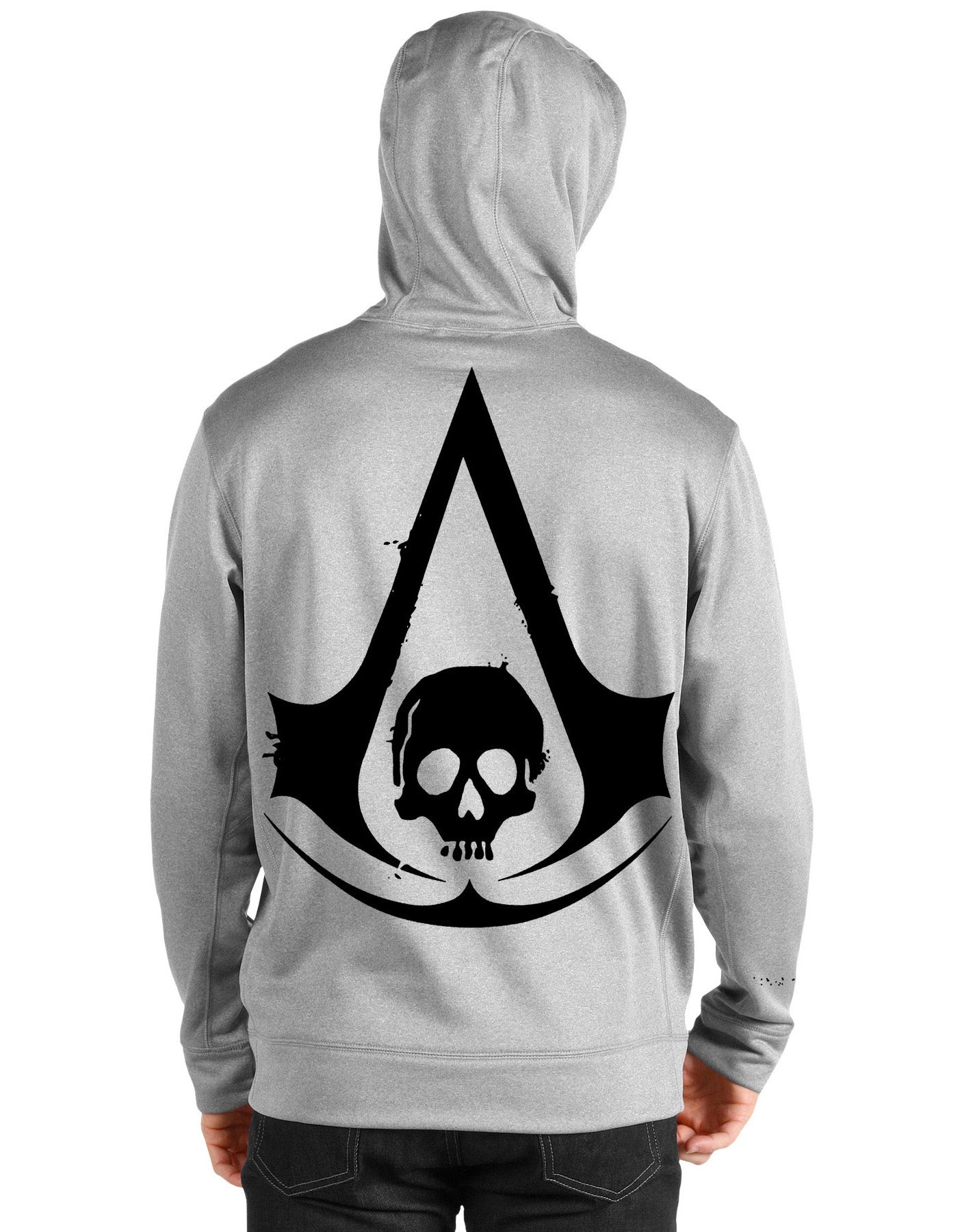 Assassins Creed Grey Hooded Sweatshirt T-Shirts, Hoodie | CoreVibeTees.com