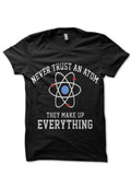 Atom Black Tee Hoodie, Sweatshirt | CoreVibeTees.com