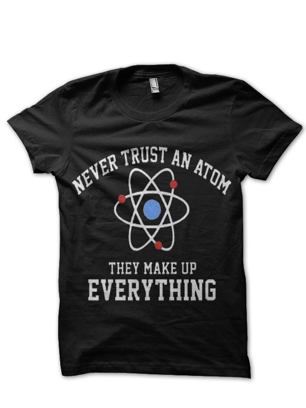 Atom Black Tee Hoodie, Sweatshirt | CoreVibeTees.com