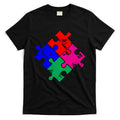 Autism Awareness Distressed Puzzle Pieces T-Shirt Hoodie, Sweatshirt | CoreVibeTees.com
