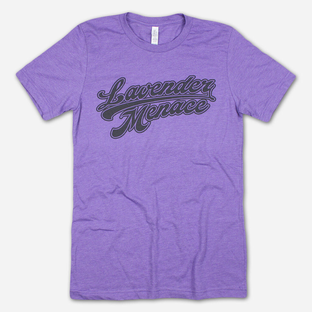 Lavender Menace Unisex Tee Hoodie, Sweatshirt | CoreVibeTees.com (Image 1)