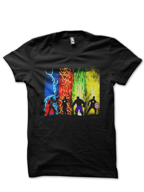 Avengers Elite Black T-Shirt Hoodie, Sweatshirt | CoreVibeTees.com