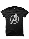 Avengers Logo Black T-Shirt Style001 Hoodie, Sweatshirt | CoreVibeTees.com