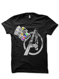Avengers & Infinity Gauntlet Black T-Shirt Hoodie, Sweatshirt | CoreVibeTees.com