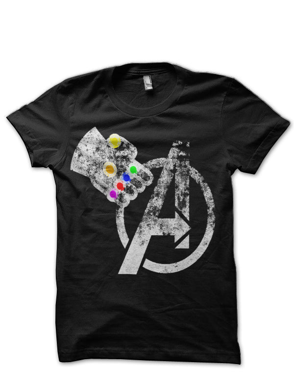 Avengers & Infinity Gauntlet Black T-Shirt Hoodie, Sweatshirt | CoreVibeTees.com