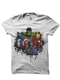 Avengers White Tee Style002 Hoodie, Sweatshirt | CoreVibeTees.com