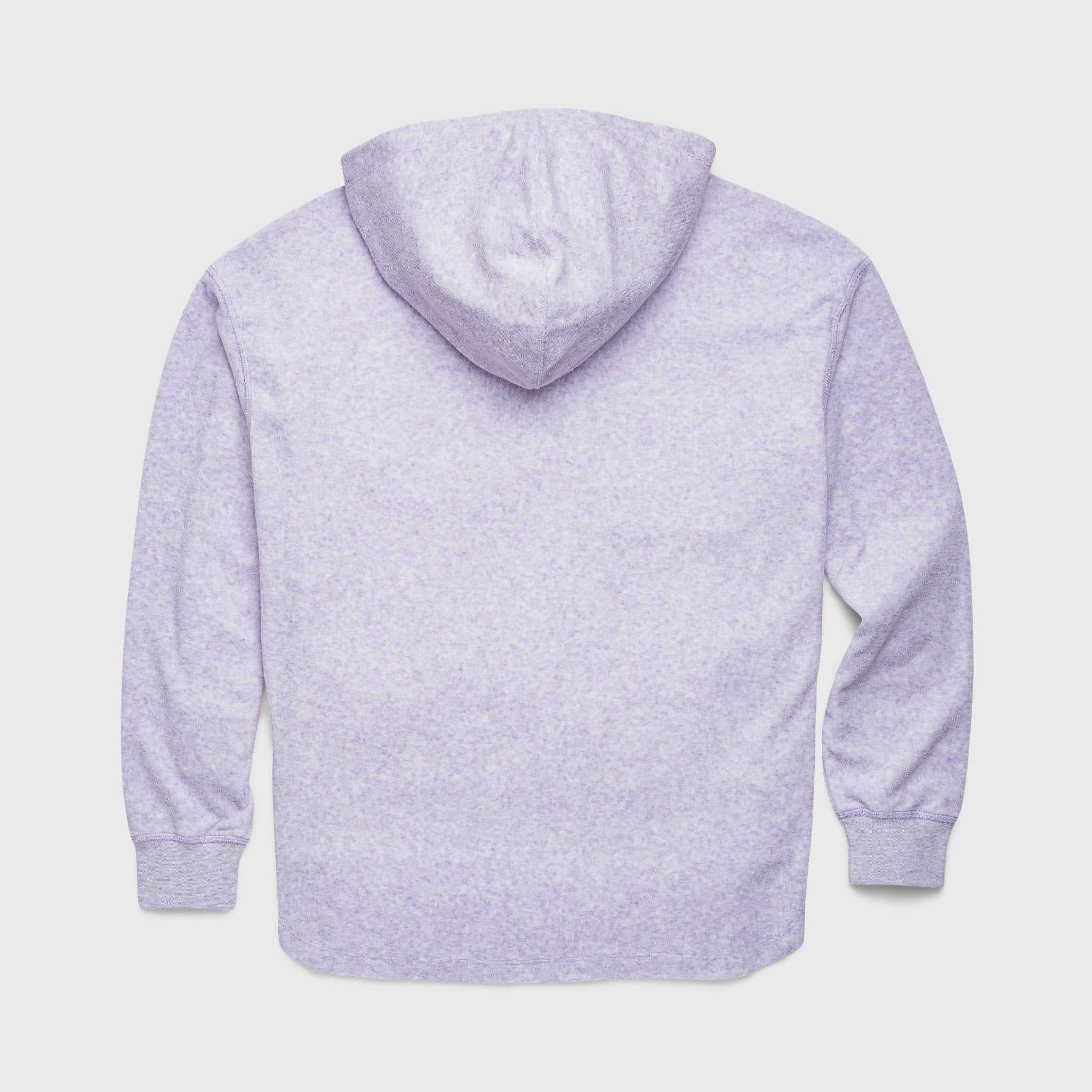 Avery Laceup Terry Hoodie - Lilac Heather T-Shirts, Sweatshirt | CoreVibeTees.com (Image 2)