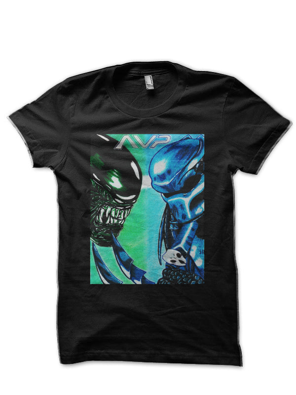 Alien Versus Predator Half Sleeve T-Shirt Hoodie, Sweatshirt | CoreVibeTees.com