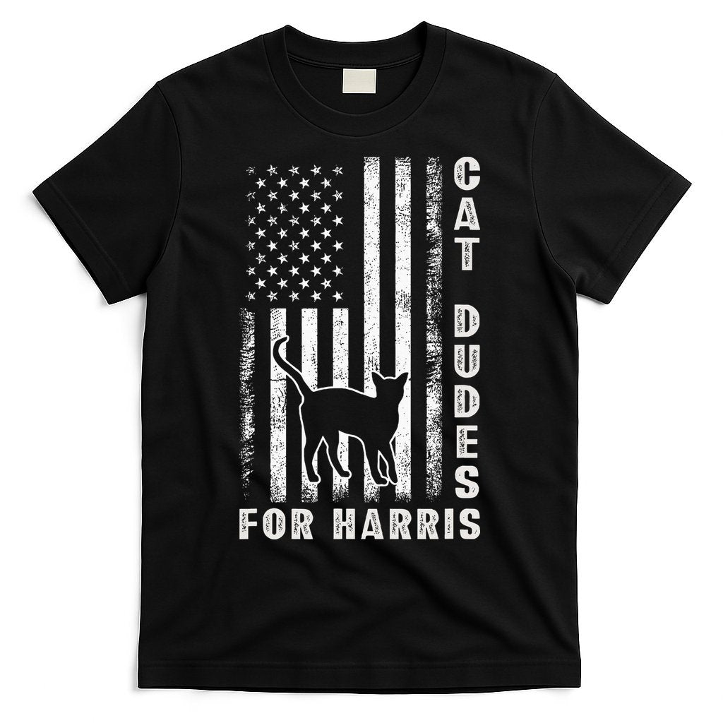 America Vote Usa Flag Cat Dudes For Kamala Harris Vote 2024 T-Shirt Hoodie, Sweatshirt | CoreVibeTees.com