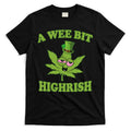 A Wee Bit Highrish Funny 420 Weed Marijuana St Patricks Day T-Shirt Hoodie, Sweatshirt | CoreVibeTees.com