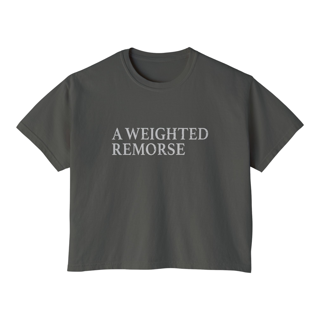 Rett Smith - Boxy Women's A Weighted Remorse Tee Hoodie, Sweatshirt | CoreVibeTees.com