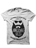 Beard Awesomeness Escaping Through My Face T-Shirt Hoodie, Sweatshirt | CoreVibeTees.com