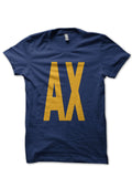 AX Half Sleeve Navy Blue T-Shirt Hoodie, Sweatshirt | CoreVibeTees.com