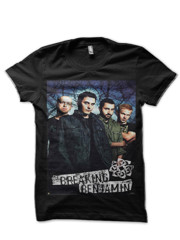 Breaking Benjamin Half Sleeve Black T-Shirt Style001 Hoodie, Sweatshirt | CoreVibeTees.com