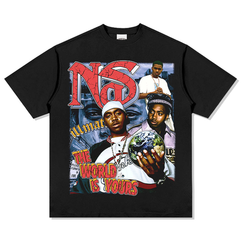 The World Is Yours By Nas Tee Hoodie, Sweatshirt | CoreVibeTees.com (Image 1)
