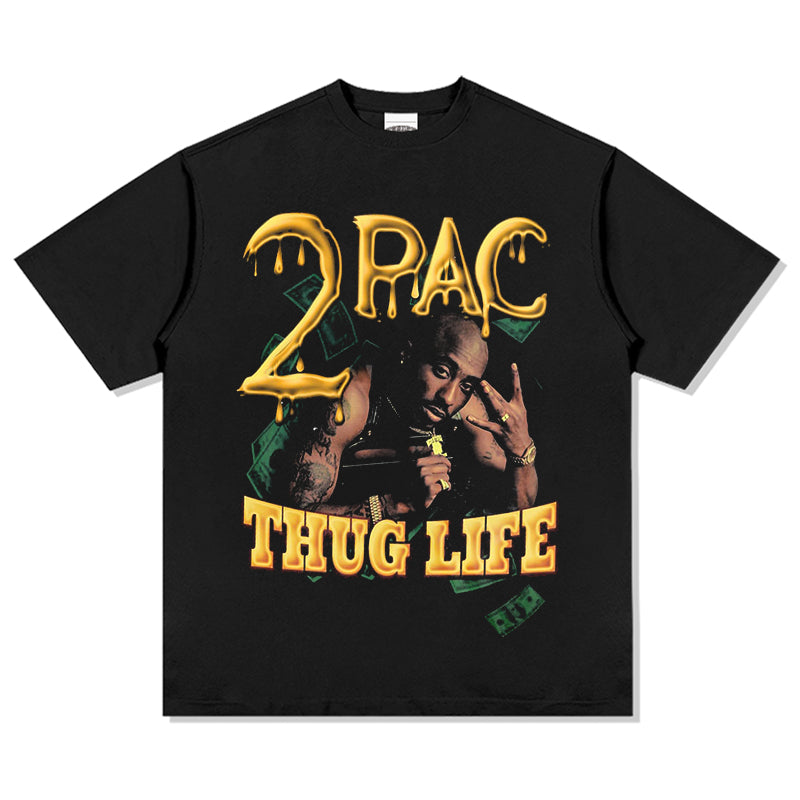 Thug Life By Tupac Shakur Tee Hoodie, Sweatshirt | CoreVibeTees.com (Image 1)