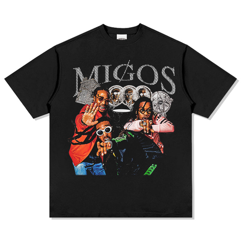 Migos Tee Hoodie, Sweatshirt | CoreVibeTees.com (Image 1)