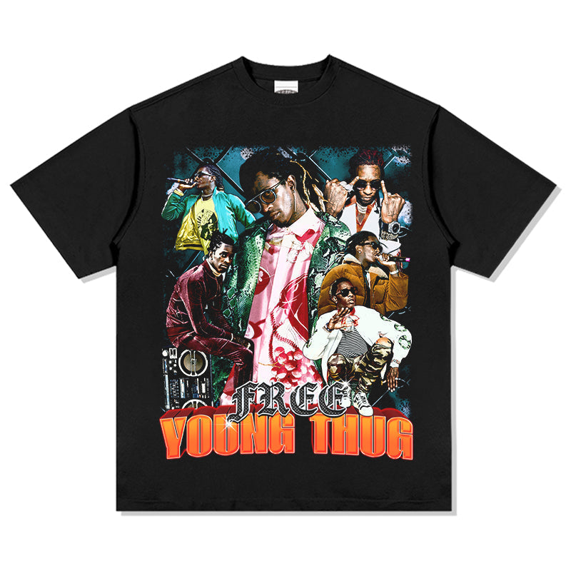 Young Thug Tee Style002 Hoodie, Sweatshirt | CoreVibeTees.com (Image 1)