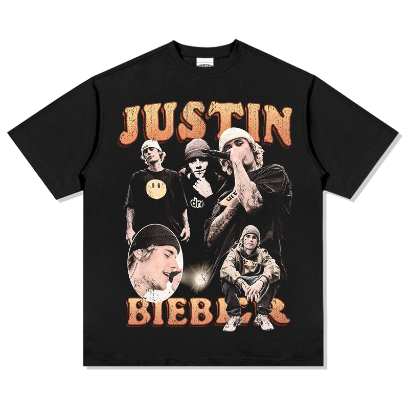 Justin Bieber Tee Style001 Hoodie, Sweatshirt | CoreVibeTees.com (Image 1)