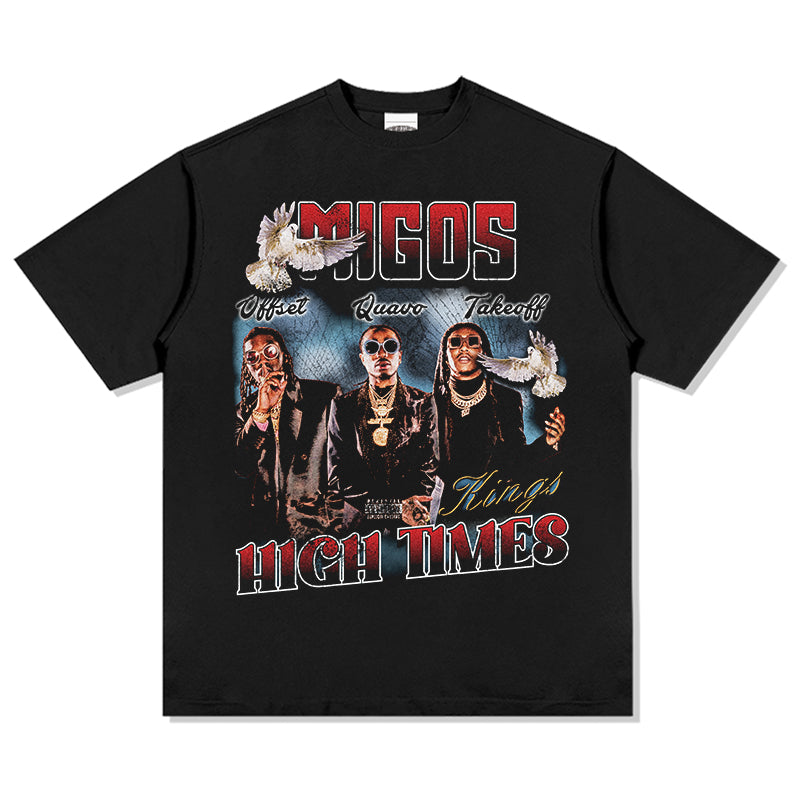 High Times By Migos Tee Hoodie, Sweatshirt | CoreVibeTees.com (Image 1)