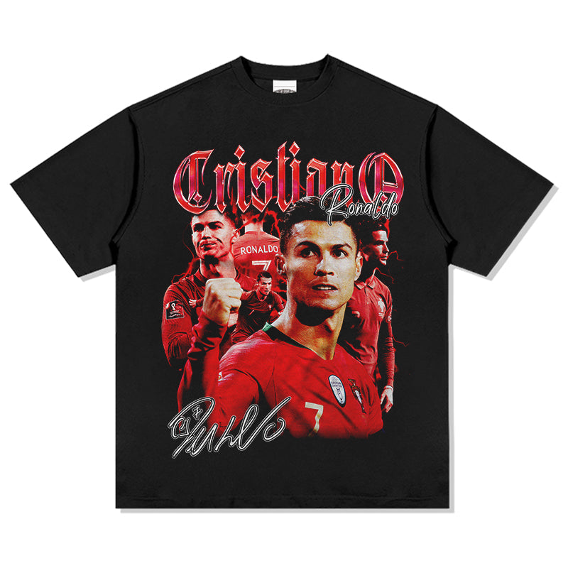 Cristiano Ronaldo "Signature" Tee Hoodie, Sweatshirt | CoreVibeTees.com (Image 1)