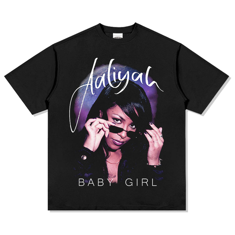 Baby Girl By Aaliyah Tee Hoodie, Sweatshirt | CoreVibeTees.com (Image 1)