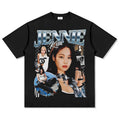 Jennie Kim Tee Hoodie, Sweatshirt | CoreVibeTees.com (Image 1)