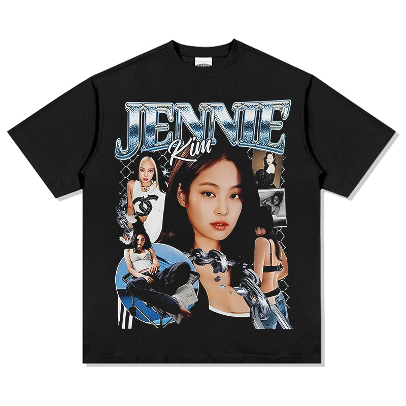 Jennie Kim Tee Hoodie, Sweatshirt | CoreVibeTees.com (Image 1)