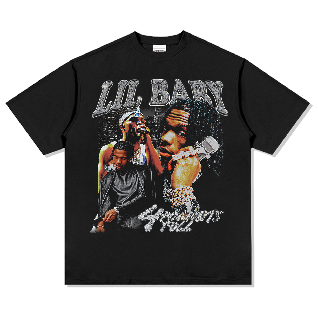4 Pockets Full By Lil Baby Tee Hoodie, Sweatshirt | CoreVibeTees.com (Image 1)