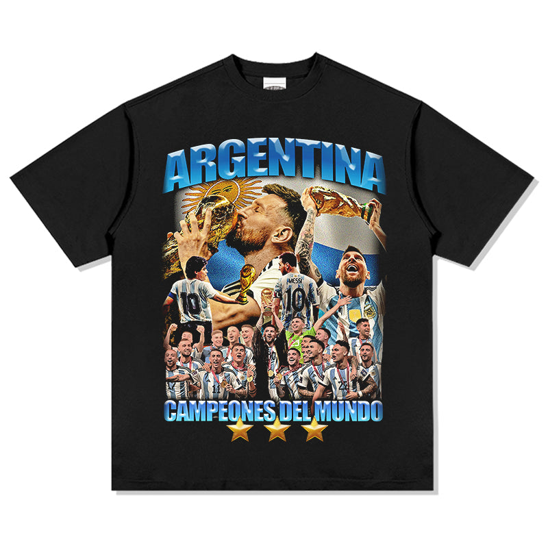Argentina "Campeones Del Mundo" Tee Hoodie, Sweatshirt | CoreVibeTees.com (Image 1)