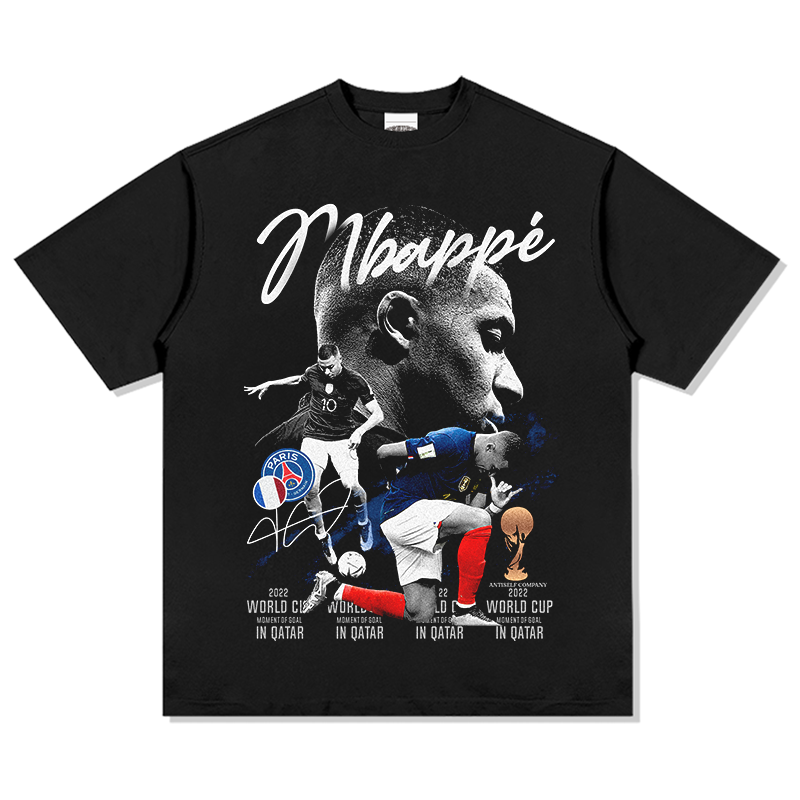 Kylian Mbappe â€œSignatureâ€ Tee Hoodie, Sweatshirt | CoreVibeTees.com (Image 1)