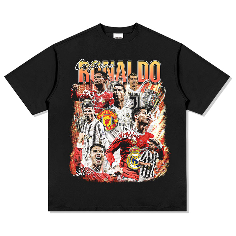 Cristiano Ronaldo "Signature" Tee Style002 Hoodie, Sweatshirt | CoreVibeTees.com (Image 1)