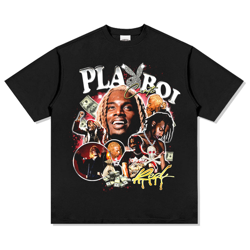 Playboi Carti signature Tee Hoodie, Sweatshirt | CoreVibeTees.com (Image 1)