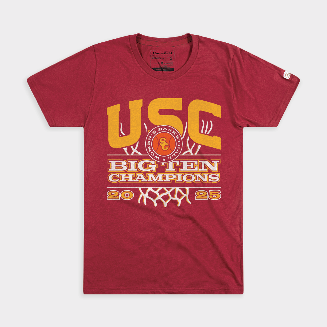 USC Women's Basketball 2025 Big Ten Champs Tee Hoodie, Sweatshirt | CoreVibeTees.com